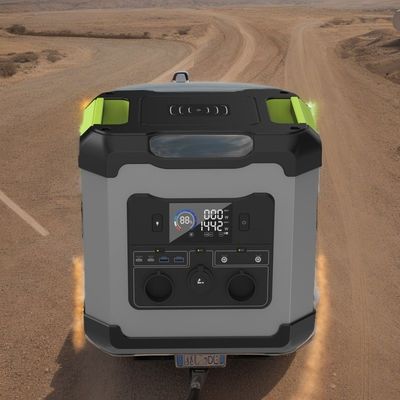 2000W 1680Wh LiFePO4 Batterie Générateur de stockage d'énergie solaire pour SOS extérieur d'urgence