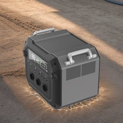 Générateur solaire de haute puissance de 2500 W 2340 wh 110 V 120 V avec matériau de coque de profil en aluminium ABS
