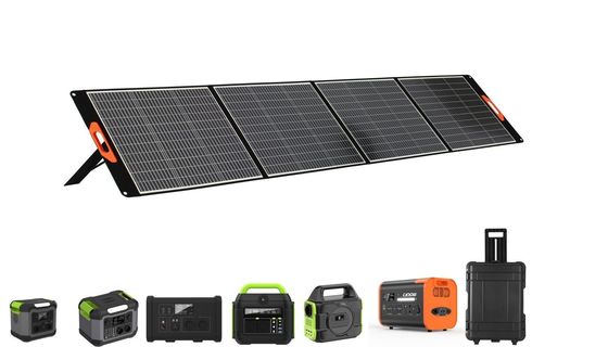 Module photovoltaïque au silicium monocristallin 100W 200W 300W Panneaux solaires gouvernementaux