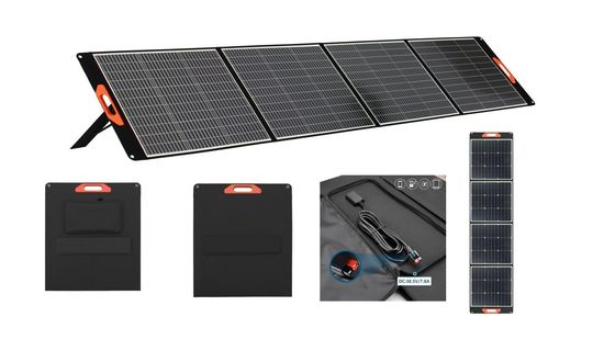 Module photovoltaïque au silicium monocristallin 100W 200W 300W Panneaux solaires gouvernementaux