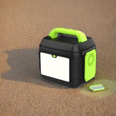 Station électrique mobile 220V 600W 300W 2200W pour camping avec panneau solaire et lumière LED
