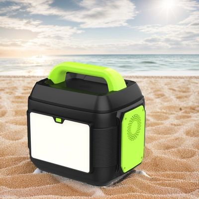600W stockage d'énergie alimentation mobile d'urgence avec batterie de 300W et chargeurs solaires de 200W