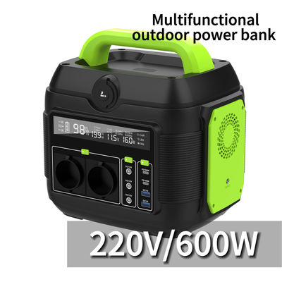 Station d'alimentation solaire portable 220V 600W pour camping extérieur pour chargeur d'urgence et stockage d'énergie