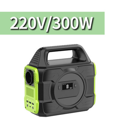 Banque d'alimentation à vapeur sinusoïdale pure 500W pour stockage d'énergie rechargeable extérieur portable à 300W