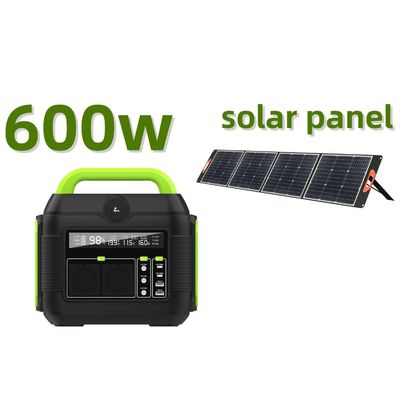 Générateur solaire portable de grande capacité 600W pour un voyage sans soucis