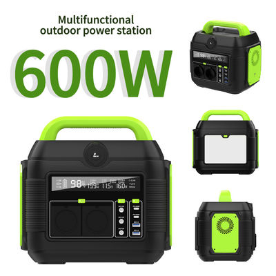 Station électrique portable 600W 561wh Batterie au lithium pour camping sur le marché nord-américain