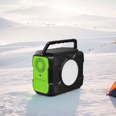 Station électrique portable de 200 W avec entrée/sortie de type C 5V/2,4A et QC3.0 5V/3A
