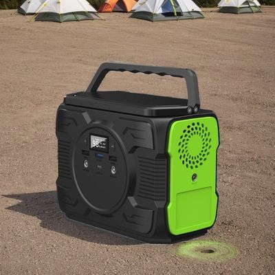 Station électrique portable de 200 W avec entrée/sortie de type C 5V/2,4A et QC3.0 5V/3A