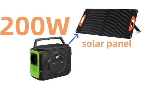 Centrale électrique de camping à batterie rechargeable portable de 200W Générateur solaire S2X-173