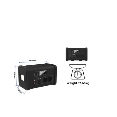 700W/537.6wh centrale électrique portable pour camping et source d'alimentation légère