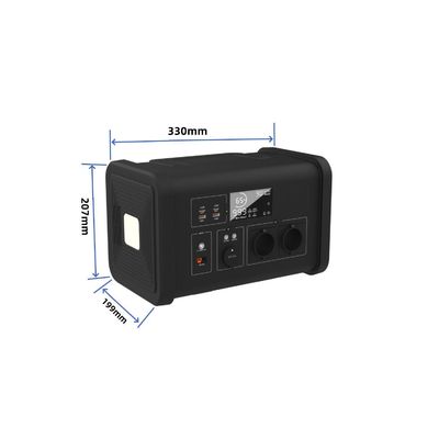 700W/537.6wh centrale électrique portable pour camping et source d'alimentation légère