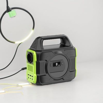 Station électrique de camping extérieur portable haute puissance de 300W avec écran à cristaux liquides