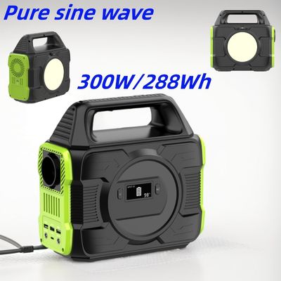 Activez vos aventures en plein air avec une batterie solaire de 300 W et une puissance de sortie