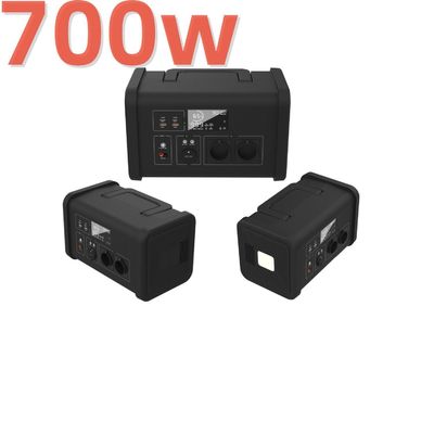 537.6wh Capacité nominale centrale électrique portable avec 700W d'énergie solaire