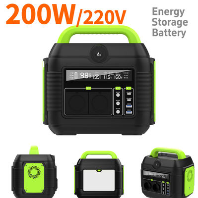 DC1 2 sortie 12V-16.8V/6A 200W centrale électrique portable Générateur solaire pour camping