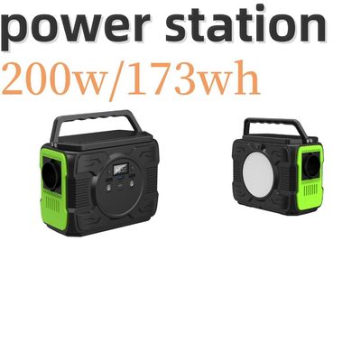 Facilité d'utilisation Centrale électrique portable de 200 W avec charge solaire et batterie lithium-ion