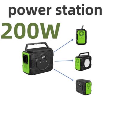 Générateur de stockage d'énergie solaire de 200W, électricité mobile portable chaude pour le camping-car d'urgence