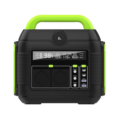 Centrale électrique de camping portable 600W Générateur solaire avec prise de courant alternatif 258*212*249mm
