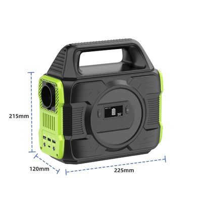 Une prise de courant alternatif personnalisable 300W centrale solaire portable avec batterie au lithium 2024