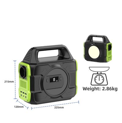 Une prise de courant alternatif personnalisable 300W centrale solaire portable avec batterie au lithium 2024
