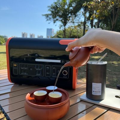 Générateur d'énergie solaire orange noir de 2000W avec stockage à la batterie