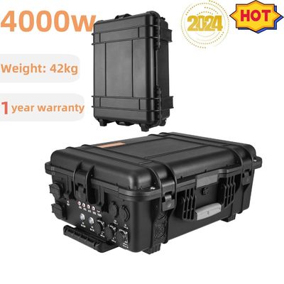Générateur solaire portable de centrale électrique de 3000W à 4000W avec stockage de batterie