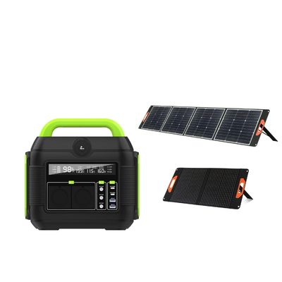 MPPT Station électrique portable silencieuse 600W Générateur solaire avec batterie au lithium