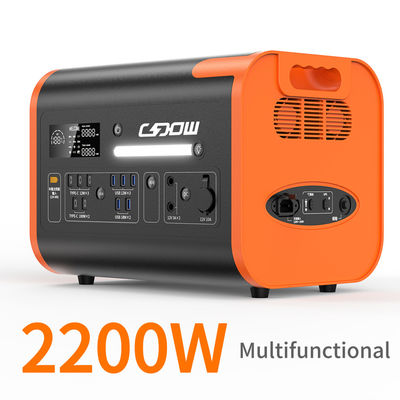 Station électrique portable personnalisée de 120 V 2000 W AC Pure Sine Wave
