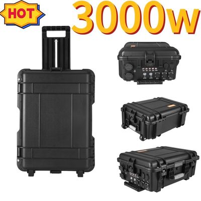 Station électrique portable d'urgence générateur solaire de 3000W
