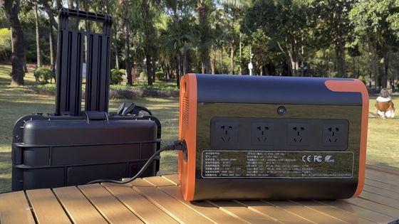 Système de stockage d'énergie 3000W alimentation mobile avec poulie à traction à barres extérieures centrale électrique d'urgence intérieure