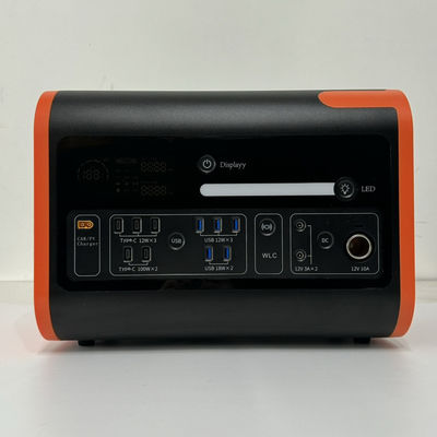 220V Pure Sine Wave LiFePO4 Batterie Générateur solaire 2048wh stockage d'énergie en veille 2200W centrale électrique portable