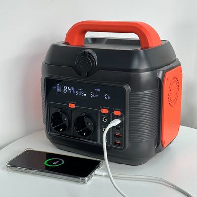 Station solaire multifonctionnelle de 288 wh avec une capacité nominale de 576 wh et une charge de 600 W