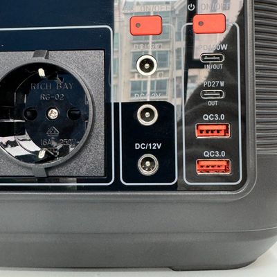 Station solaire multifonctionnelle de 288 wh avec une capacité nominale de 576 wh et une charge de 600 W