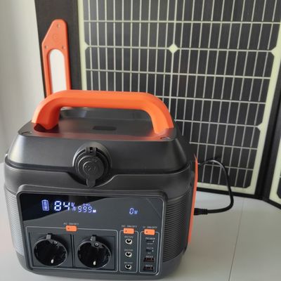 Générateur solaire portable 576wh/14.4V/40ah pour Amérique du Nord Excursion de camping en famille en plein air