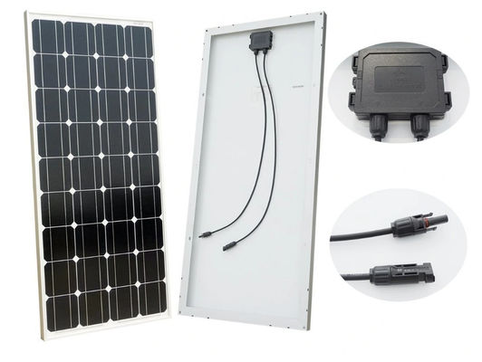 Matériaux monocristallins Panneaux solaires photovoltaïques 500W Pour les systèmes d'éclairage solaire