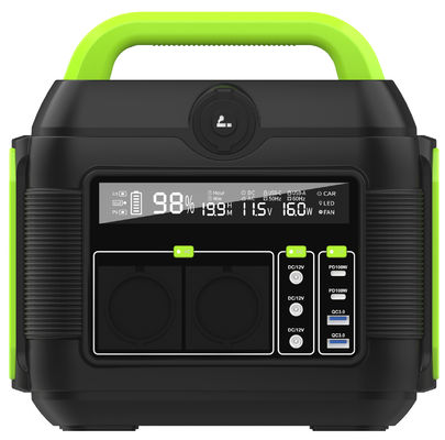 600 W de puissance mobile portable 6 kg orange noir puissance de stockage d'énergie d'urgence extérieure intérieure