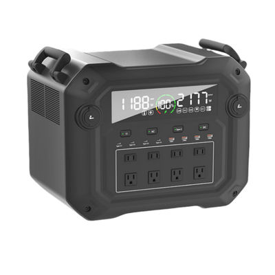 3600W Pure vague sinusoïdale centrale électrique portable LiFePO4 stockage d'énergie solaire BMS alimentation en batterie