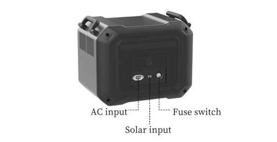 3600W Pure vague sinusoïdale centrale électrique portable LiFePO4 stockage d'énergie solaire BMS alimentation en batterie