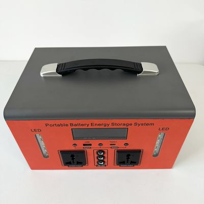 Centrale électrique mobile portable de 500W à batterie au lithium fer phosphate générateur solaire de camping