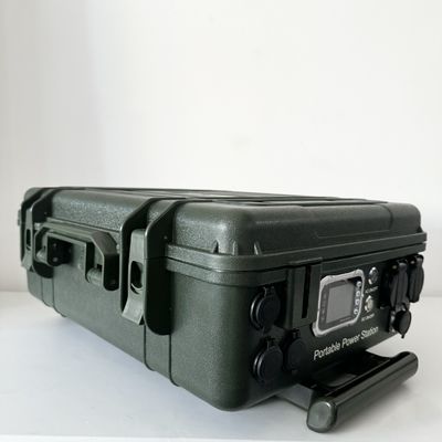 Générateur portable à domicile mobile de 6000W affichage LCD charge solaire voiture de recharge de stockage d'énergie centrale électrique matériau ABS