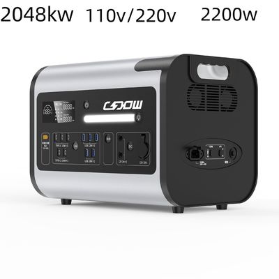 AT22 2200W Super puissante centrale électrique portable au lithium fer phosphate batterie au lithium