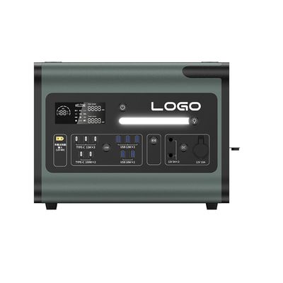 Station électrique portable de 2200W alimentation d'urgence extérieure avec onde sinusoïdale pure 220V