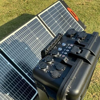 Système de centrale solaire mobile portable LT-40 avec batterie LiFePO4 Temps de charge 6-7h