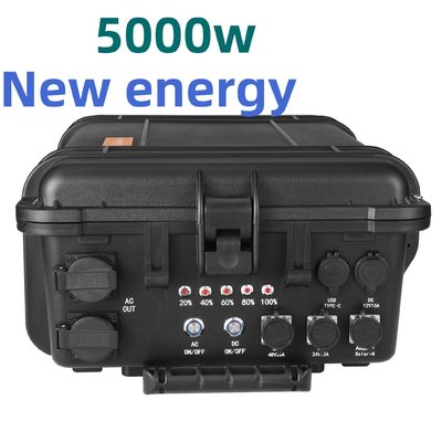 Puissance maximale de 8000 W LiFePO4 batterie au lithium centrale électrique portable pour camping en plein air