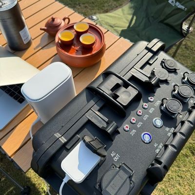 Puissance maximale 8000 W Station de stockage d'énergie pour les urgences à domicile/camping/soleil