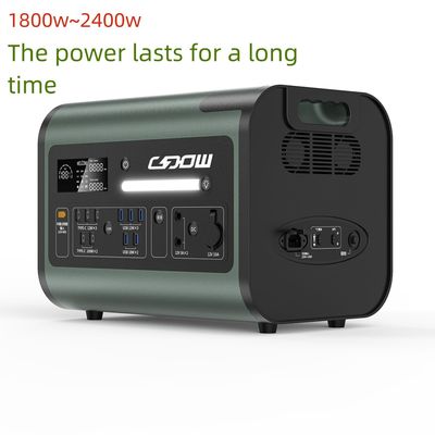 Station électrique de camping avec charge solaire et de courant alternatif Plage de fluctuation de la tension de sortie -5%-5%