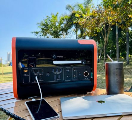 1800W 2000W 2200W centrale électrique portable 2kw avec batterie au lithium LiFePO4 AT22 Noir