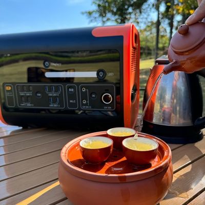 15W de charge sans fil LED éclairage Station électrique mobile portable pour voiture et système solaire