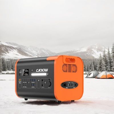 Station électrique à batterie LiFePO4 avec charge sans fil et sortie CA