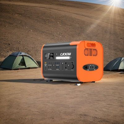 Station électrique à batterie LiFePO4 avec charge sans fil et sortie CA